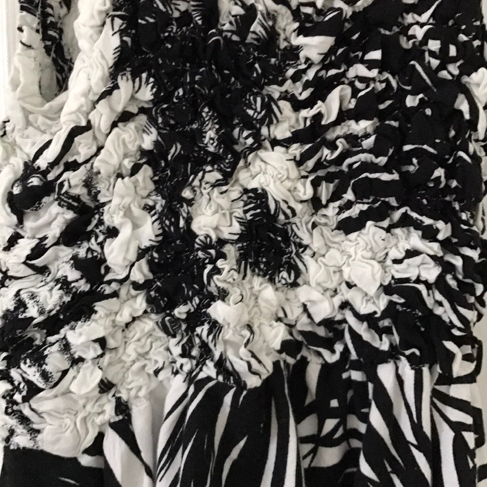 🌊Beachy Black & White Dress - Picture 2 of 4